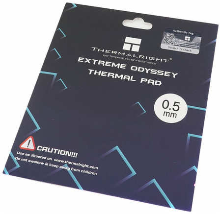 Термопрокладка Thermalright EXTREME ODYSSEY II 120x120x0.5мм, 12.8 Вт/(м*К) 198574726299