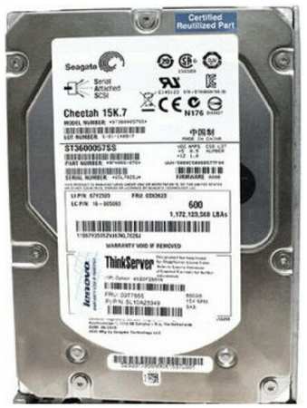 Жесткий диск Lenovo SL10A28349 600Gb 15000 SAS 3,5″ HDD