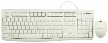 Набор периферии Клавиатура + мышь Logitech Desktop MK120 (белый) 198582250649