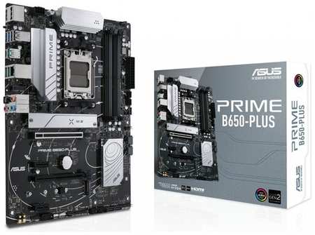 ASUS Материнская плата Asus PRIME B650-PLUS SocketAM5 AMD B650 4xDDR5 ATX AC`97 8ch(7.1) 2.5Gg RAID+HDMI+DP 198582293282