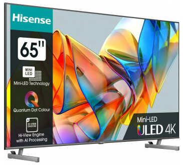 Телевизор LED Hisense 65″ 65U6KQ серый 4K Ultra HD 60Hz DVB-T DVB-T2 DVB-C DVB-S DVB-S2 USB WiFi Smart TV 198588221400