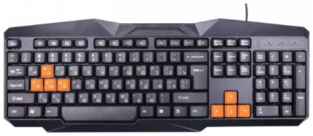 Клавиатура Ritmix RKB-152 Black USB black, английская/русская (ISO) 198594248394