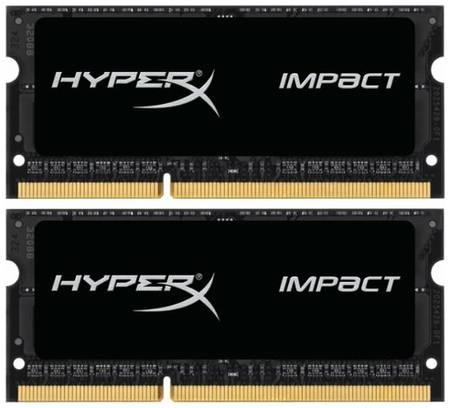 Оперативная память HyperX Impact 8 ГБ (4 ГБ x 2 шт.) DDR3 1866 МГц SODIMM CL11 HX318LS11IBK2/8 1986006056