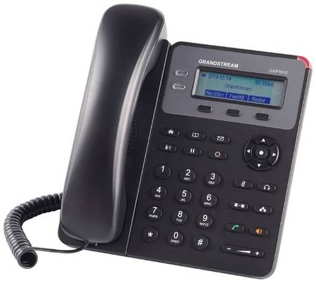 VoIP-телефон Grandstream GXP1610 черный 1986182066
