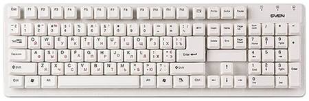 Клавиатура SVEN Standard 301 White USB белый, 1 шт 1986338753