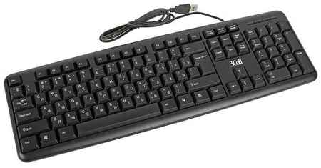 Клавиатура 3Cott 3C-WKB-600B Classic Black USB черный 1986458940