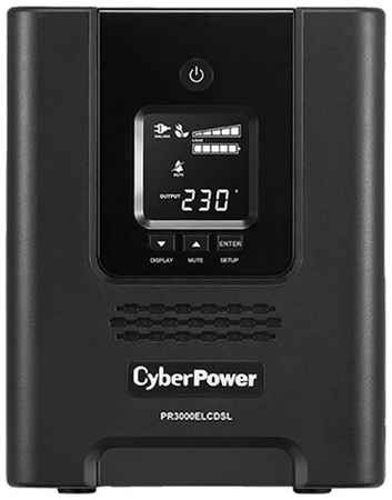 Интерактивный ИБП CyberPower PR3000ELCDSL черный 2700 Вт 1987426594