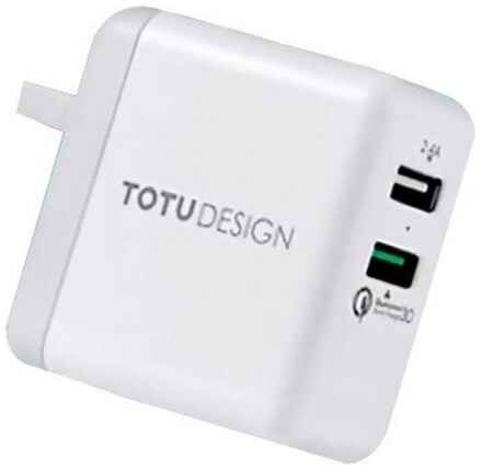 Сетевое зарядное устройство Totu Design Adapter Super Series (AC25) QC3.0, 2 х USB