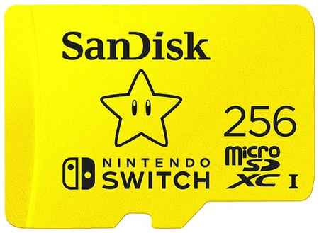 Карта памяти 256 Гб Micro SDXC SanDisk Nintendo Switch Class 10 UHS-I C10 U3 (SDSQXAO-256G-GNCZN) 198751222114
