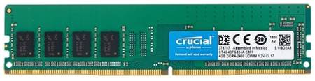Оперативная память Crucial 4 ГБ DDR4 2400 МГц DIMM CL17 CT4G4DFS824A