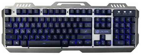 Игровая клавиатура OKLICK 790G Iron Force Grey-Black USB серый, русская 19876077615