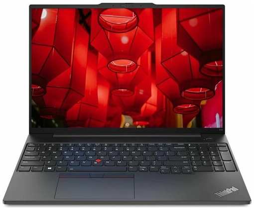 Lenovo Ноутбук Lenovo Thinkpad E16 G1 Core i7- 1355U/16Gb/SSD512Gb/16.0″/IPS/WUXGA/noOS/black (21JN009NRT) ThinkPad E16 Gen1 19876643144