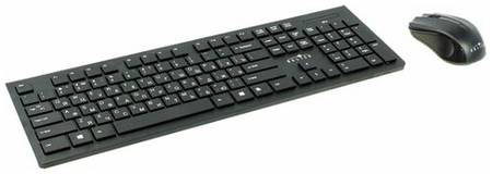 Комплект клавиатура + мышь OKLICK 250M, черный, английская/русская 1987684300