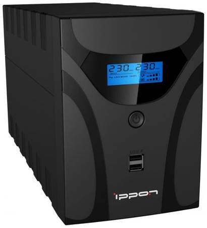 Интерактивный ИБП IPPON Smart Power Pro II 1200 чёрный 720 Вт 19878461416