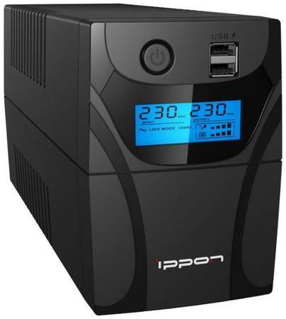 Интерактивный ИБП IPPON Back Power Pro II 800 черный 480 Вт 19878461471