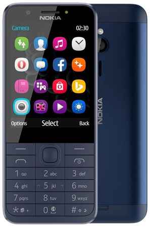 Телефон Nokia 230 Dual Sim, 2 SIM, синий 1987875453