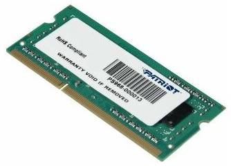 Оперативная память Patriot Memory 4 ГБ DDR3 1600 МГц SODIMM CL11 PSD34G160081S 1987904513