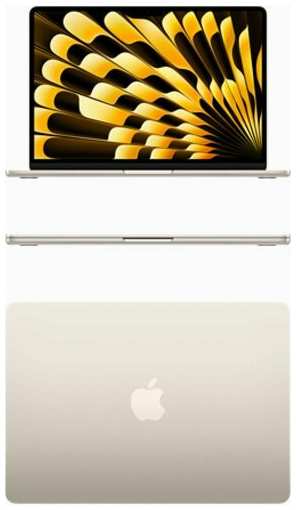 Apple 15,3″ Ноутбук Apple Macbook Air 15 2023 M2, (8C CPU, 10C GPU), RAM 8 ГБ, SSD 256 ГБ, MQKV3, macOS, Starlight, Английская раскладка клавиатуры 19879377316