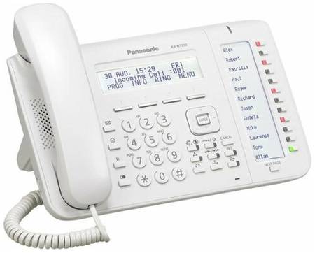 Panasonic KX-NT553RU IP-телефон, 2 гигабитных порта