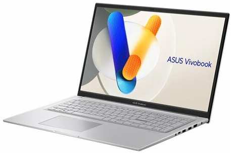 Ноутбук ASUS Vivobook 17 X1704VA-AU397 Core i5-1335U /DDR4 16GB/1TB M.2 SSD /17.3″ FHD IPS (1920 x 1080)/No OS/Cool Silver/2,1Kg/RU_EN_Keyboard (90NB10V1-M00D10)