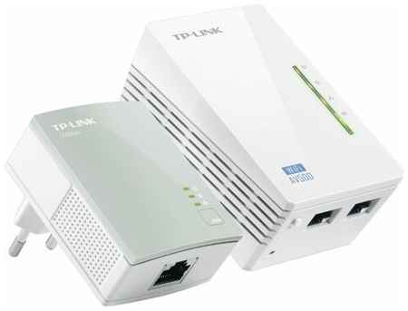 Wi-Fi+Powerline адаптер TP-LINK TL-WPA4220KIT, белый 1988813068