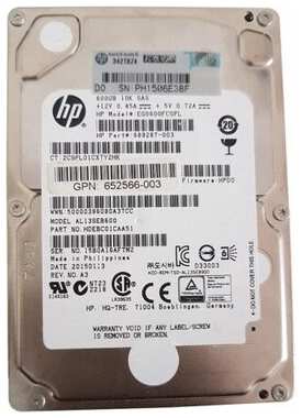 600 ГБ Внутренний жесткий диск HP 652566-003 (652566-003) 198900530286