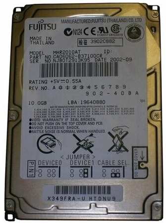 Внутренний жесткий диск Fujitsu MHR2010AT (MHR2010AT)
