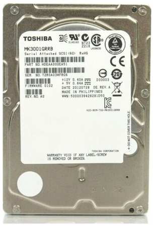 300 ГБ Внутренний жесткий диск Toshiba HDEAA00JAA51 (HDEAA00JAA51) 198900536789