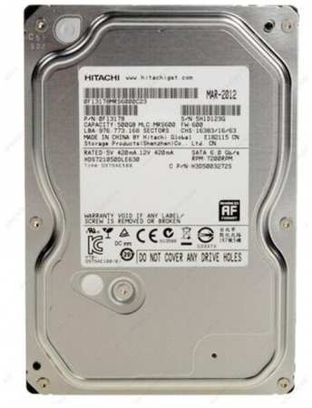 500 ГБ Внутренний жесткий диск Hitachi 0F13178 (0F13178) 198900539813