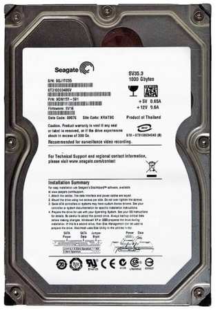 1 ТБ Внутренний жесткий диск Seagate 9DM158 (9DM158) 198900556997