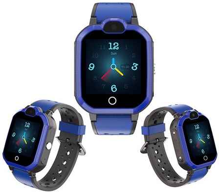 Детские умные часы Smart Baby Watch LT05 4G c gps трекером и HD камерой (Синий)