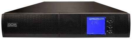 UPS PowerCom SENTINEL SNT-1000 {On-Line, 1000VA / 1000W, Rack/Tower, IEC, LCD, RS-232/USB, SmartSlot} 198907872704