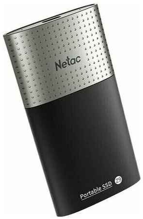 SSD External Netac 500Gb Z9 (USB3.2, up to 550/480MBs, 90х47.5х11.5mm, Aluminium+Plastic)