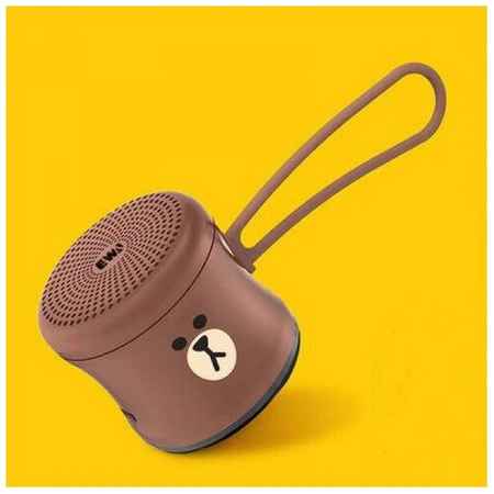 Портативная колонка EWA A119 Mini Speaker Line Friends (коричневый) 198908882170