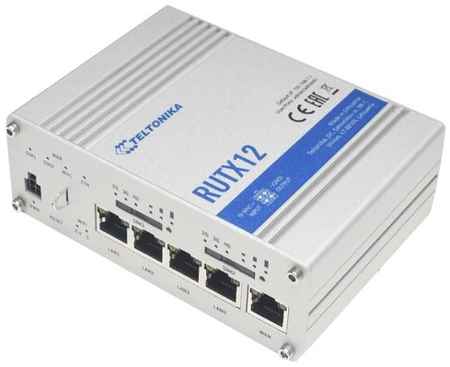LTE-маршрутизатор TELTONIKA RUTX12 ДВА модема 4G (LTE) cat6 / 3G. 2x SIM / W-Fi 5 / 4x Gigabit RJ-45 / USB 2.0 / GPS/GNSS / BLE