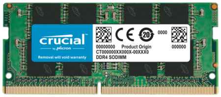 Модуль памяти SO-DIMM DDR4 Crucial 16GB 3200MHz CL22 [CT16G4SFS832A] 1.2V