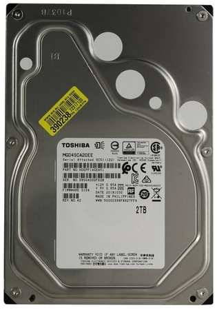 Серверный жесткий диск 2 Тб Toshiba (MG04SCA20EE) 3.5″, SAS, 7200 об/мин