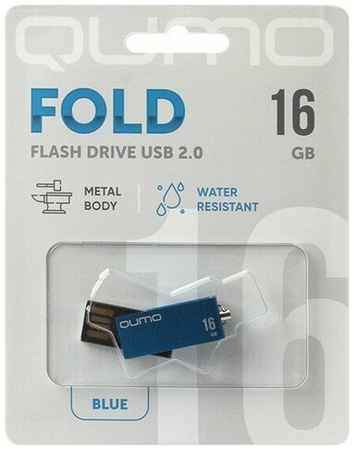USB Flash накопитель QUMO 16Gb QUMO Fold Blue (QM16GUD-FLD-Blue) 198909551867