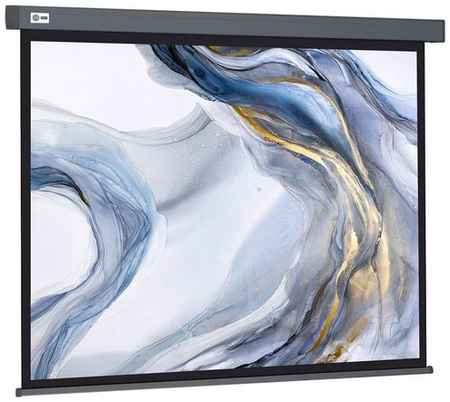 Рулонный матовый белый экран cactus Wallscreen CS-PSW-128X170-SG, 87″, серый 198909572820