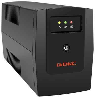 Интерактивный ИБП DKC INFO1200S чёрный 720 Вт