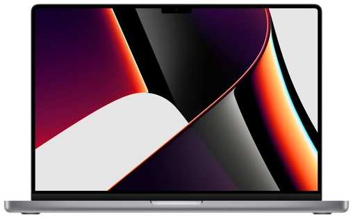 16.2″ Ноутбук Apple Macbook Pro 16 (2021) 3456×2234, Apple M1 Pro, RAM 16 ГБ, LPDDR5, SSD 512 ГБ, Apple graphics 16-core, macOS, MK183HN/A, серый космос, английская раскладка 198919349502