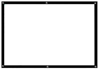 Ткань для экрана проектора GOZHY /55″/1:1/1*1м (диагональ 141см, настенная, белая)