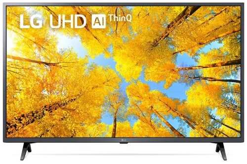 43″ Телевизор LG 43UQ76003LD 2022 IPS, металлический