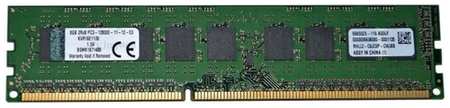 Kingston Оперативная память для компьютера 8Gb (1x8Gb) PC3-12800 1600MHz DDR3 DIMM ECC CL11 Kingston ValueRAM (KVR16E11/8I)