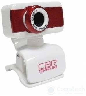 CBR CW 830M Red Веб-камера с матрицей 0 3 МП разрешение видео 640х480 USB 2.0 встроенный микрофо 198929492117