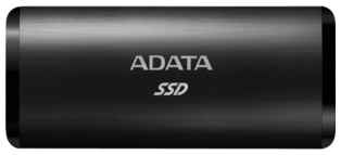 A-DATA Твердотельный накопитель ADATA External SSD SE760, 1024GB, Type-C, USB 3.2 Gen2, R/W 1000/800 MB/s, 122x44x14mm, (3 года) [ASE760-1TU32G2-CBK]