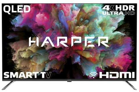 Телевизор 50″ Harper 50Q850TS (4K UHD 3840x2160, Smart TV) черный 198932036936