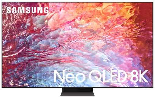 75″ Телевизор Samsung QE75QN700BU 2021, stainless steel