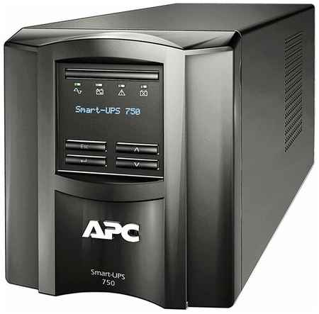 Интерактивный ИБП APC by Schneider Electric Smart-UPS SMT750I черный 500 Вт