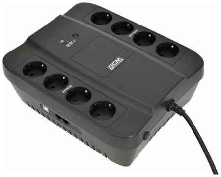 Интерактивный ИБП Powercom SPIDER SPD-650U черный 390 Вт 198934276453